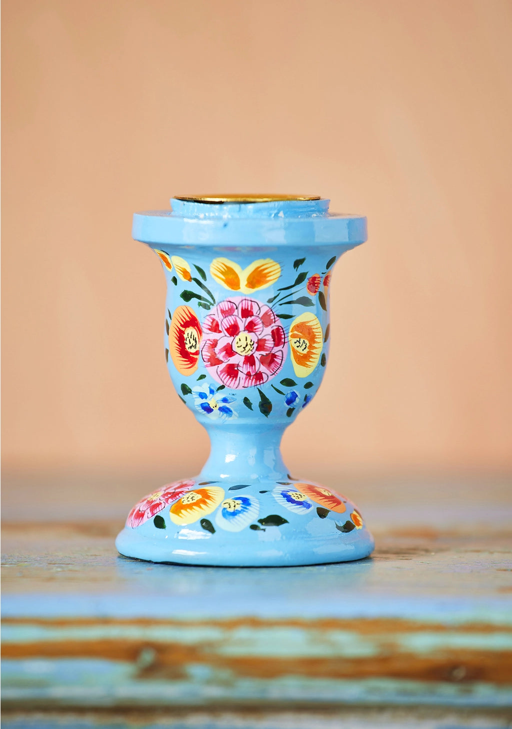Kashmiri Candlestick Holder