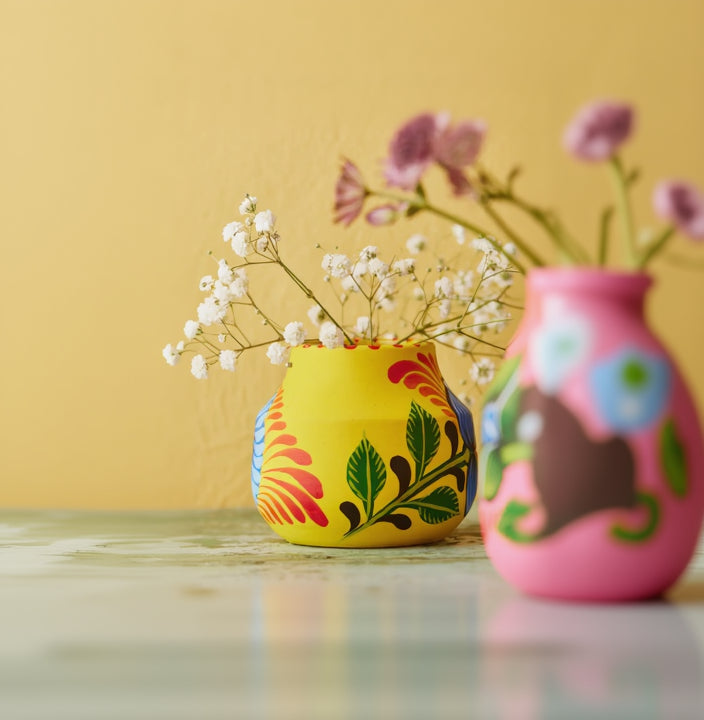 Hand painted Shapla Planter - Small