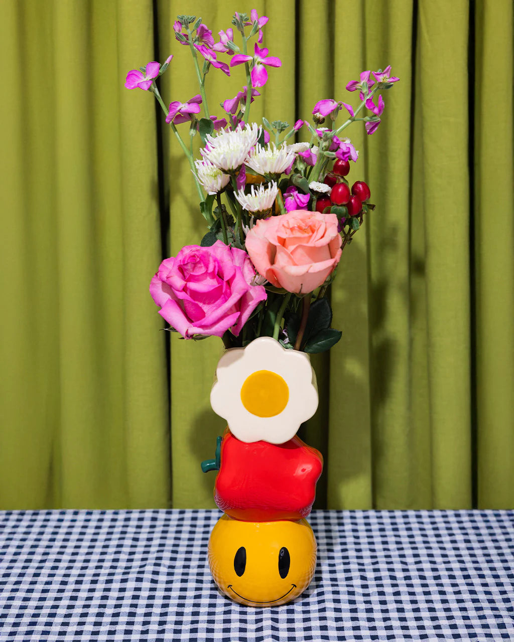 Smiley Stack Vase