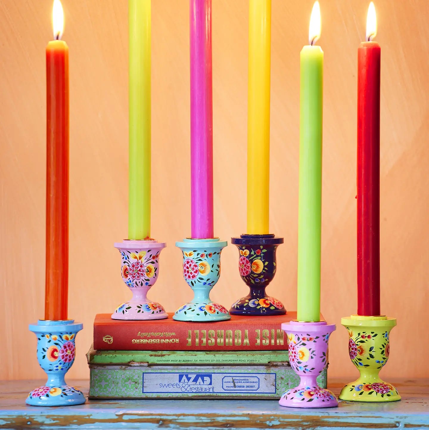 Kashmiri Candlestick Holder