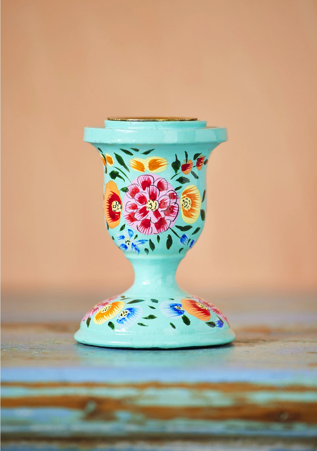 Kashmiri Candlestick Holder