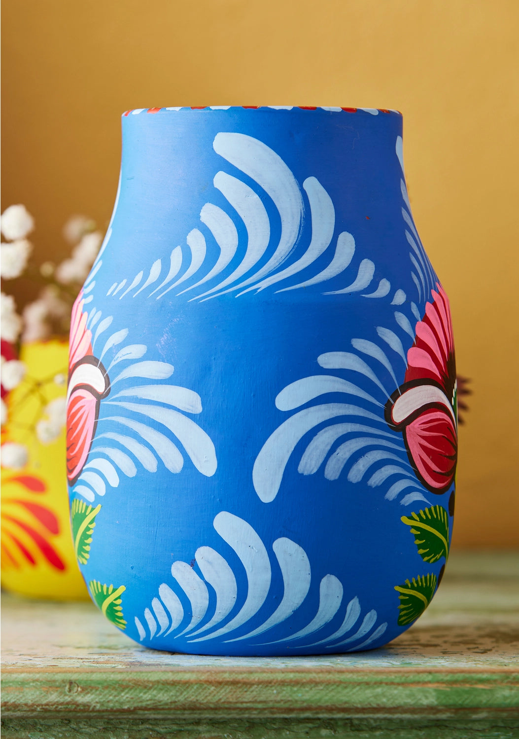 Hand painted Shapla Planter - Medium
