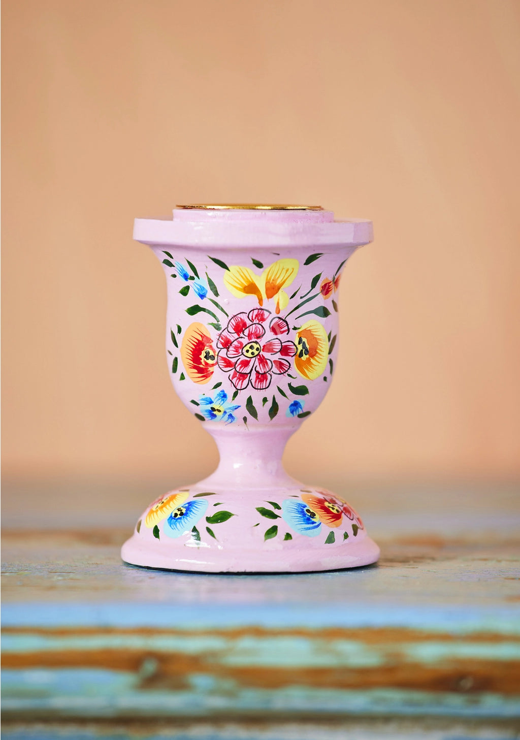 Kashmiri Candlestick Holder