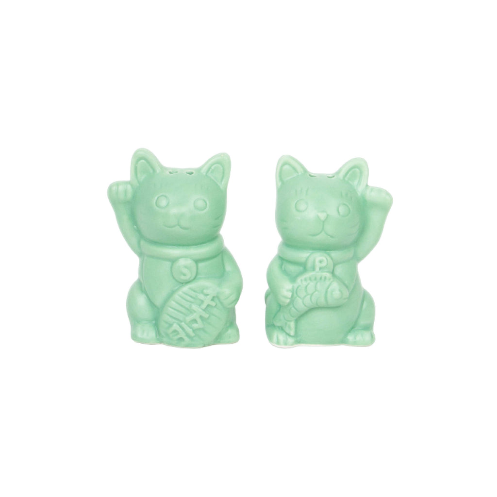 Lucky Cat Salt & Pepper Shaker Set