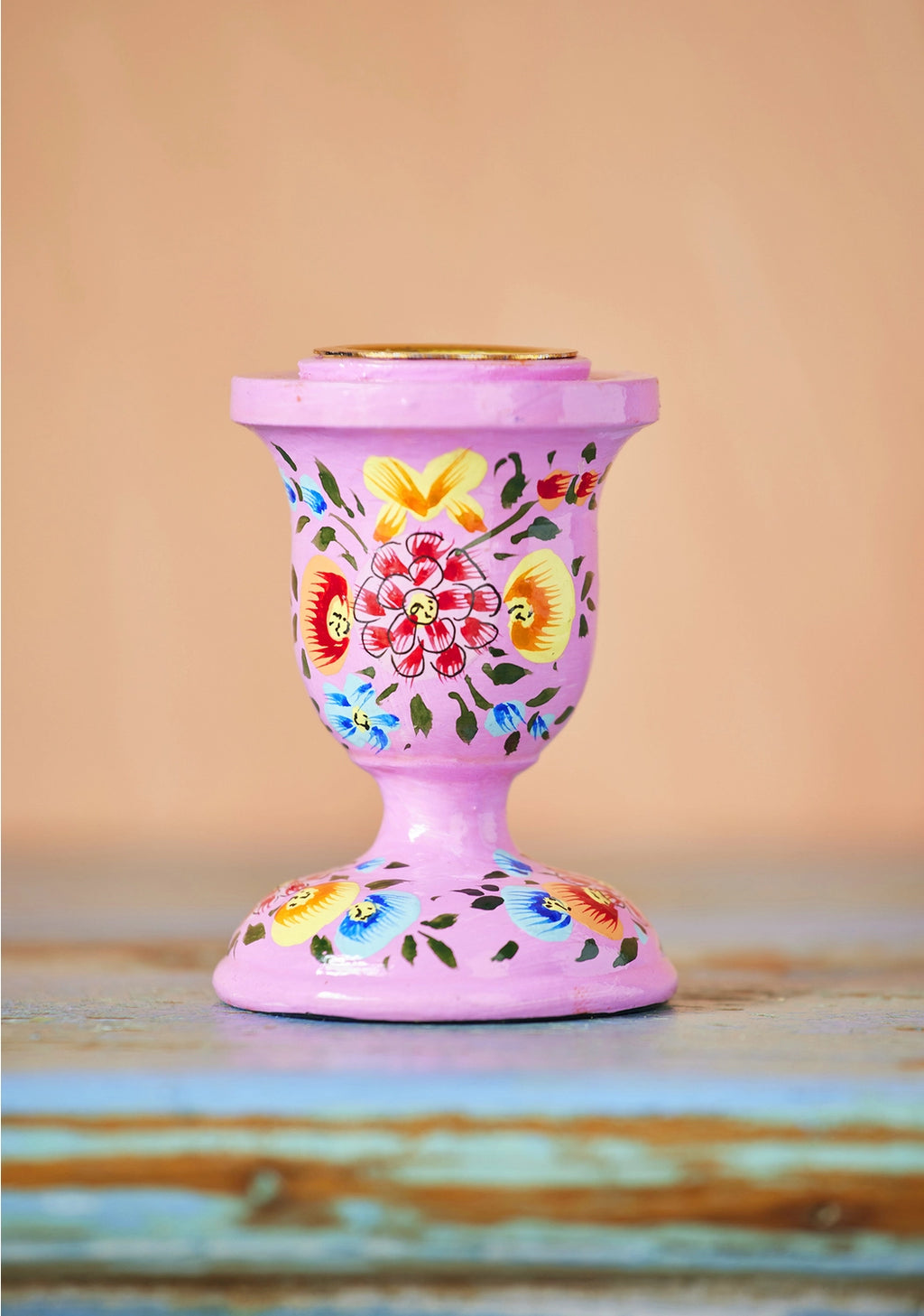 Kashmiri Candlestick Holder