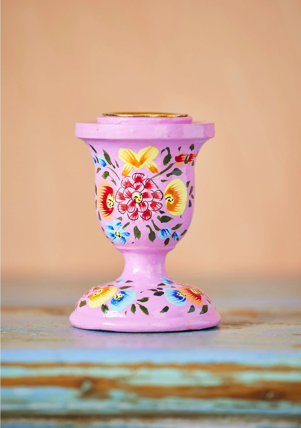 Kashmiri Candlestick Holder