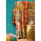 Vintage Kantha Patchwork Throw