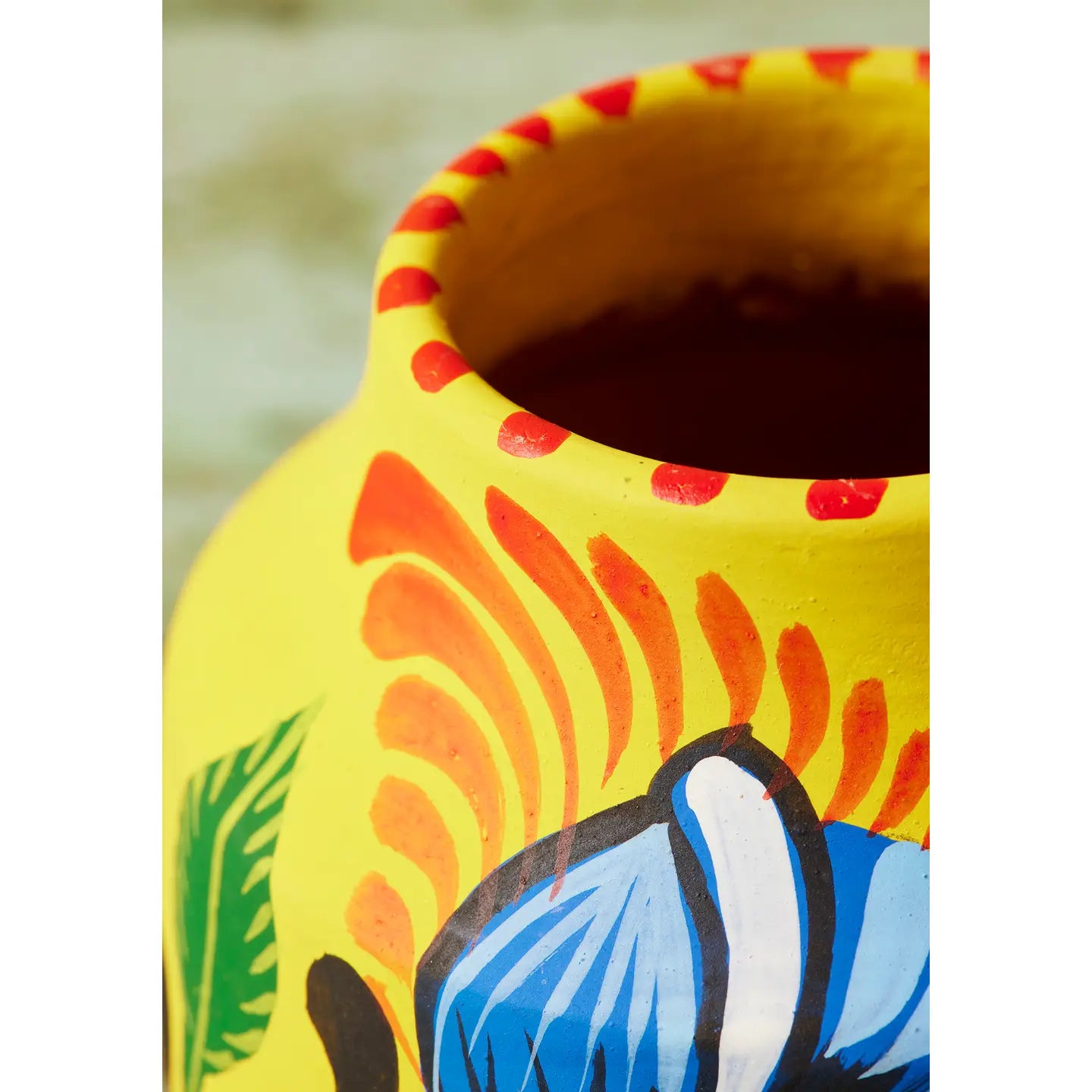 Hand painted Shapla Planter - Small