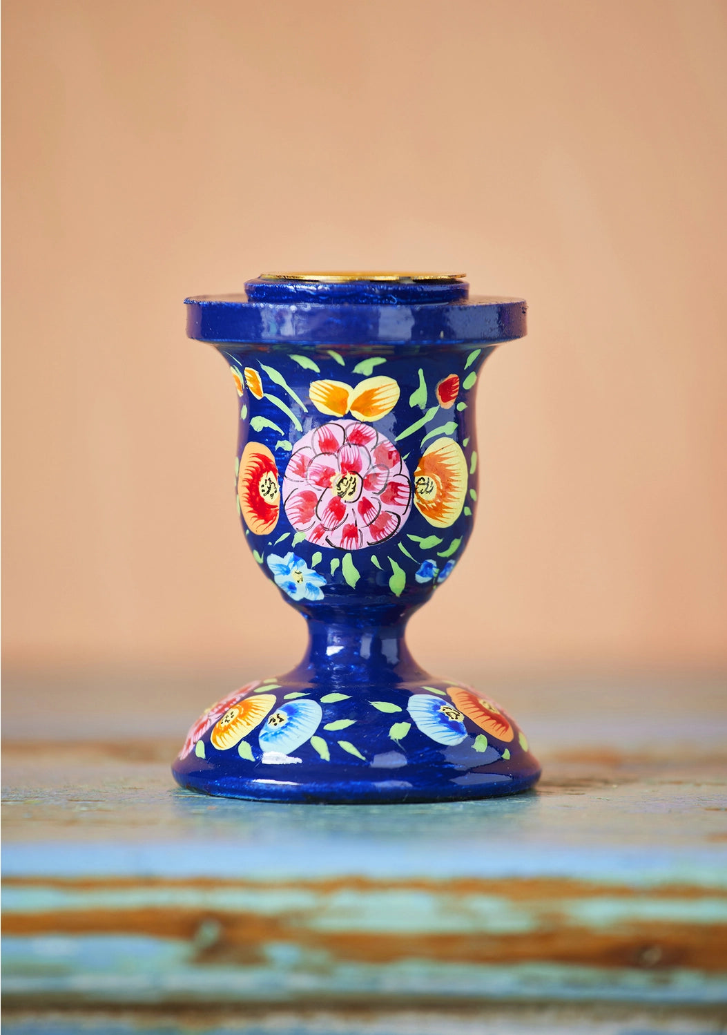 Kashmiri Candlestick Holder