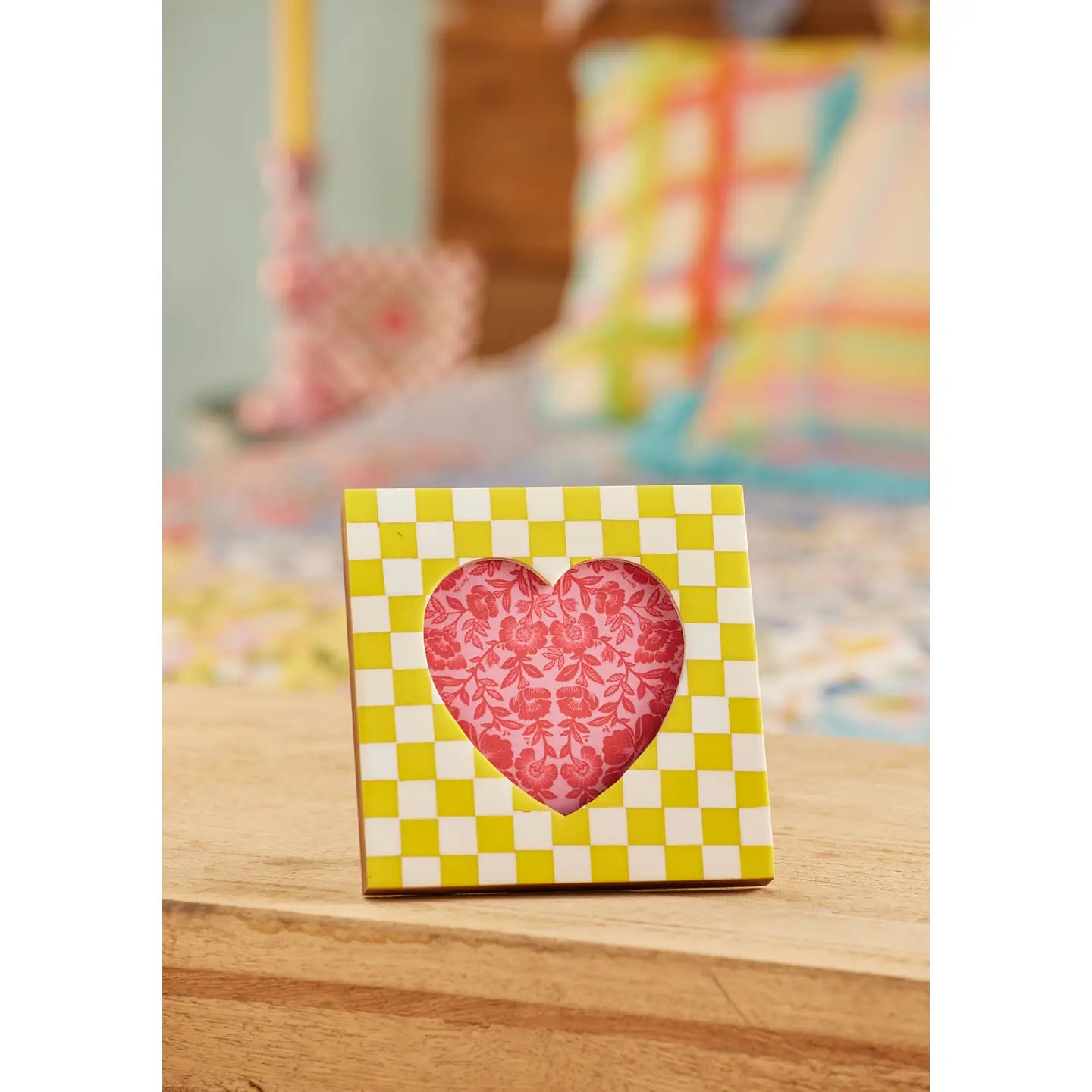 Check Heart Photo Frame