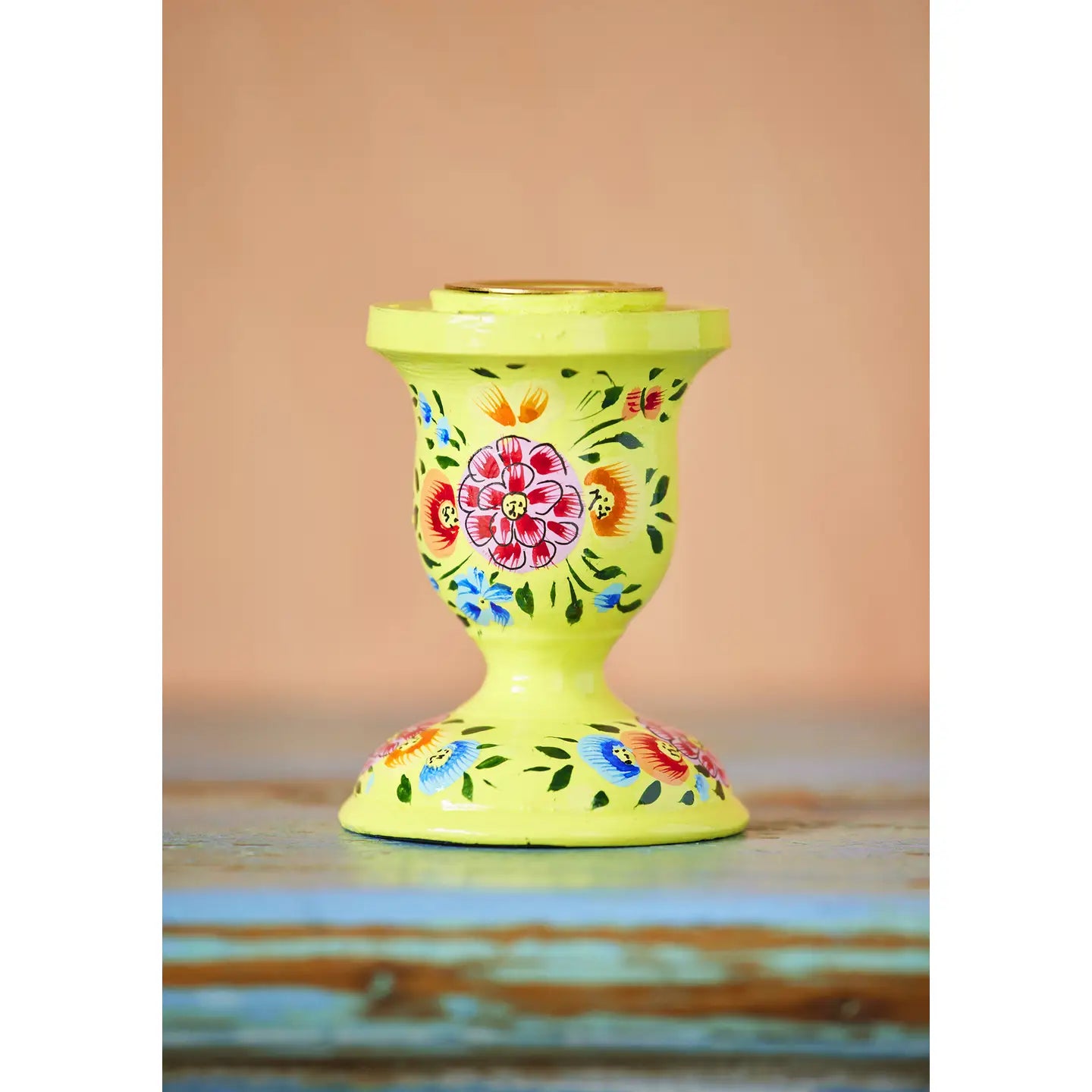 Kashmiri Candlestick Holder