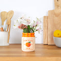 Peach Jam Jar Vase