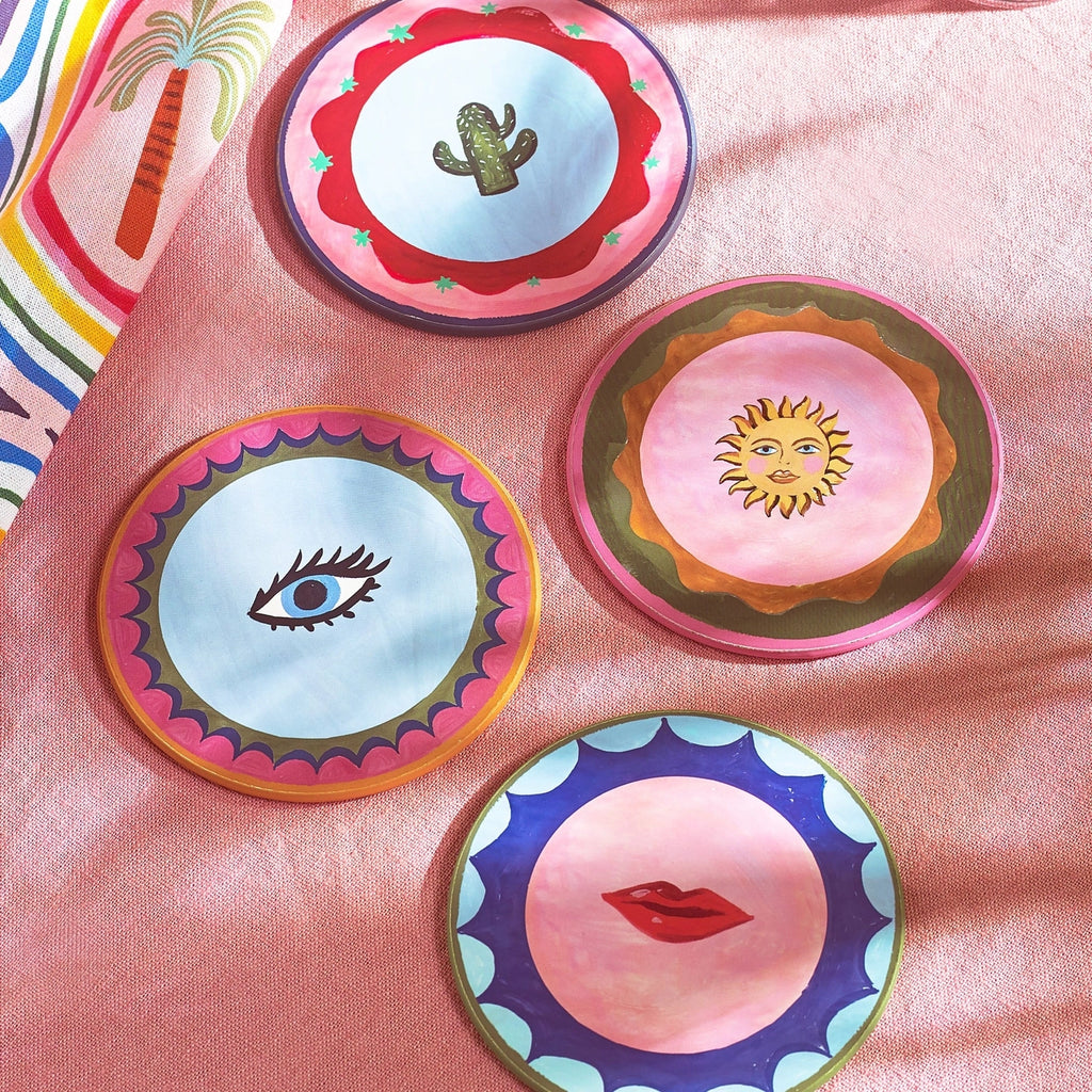 Eleanor Bowman Icon Corked Coasters - Set of 4
