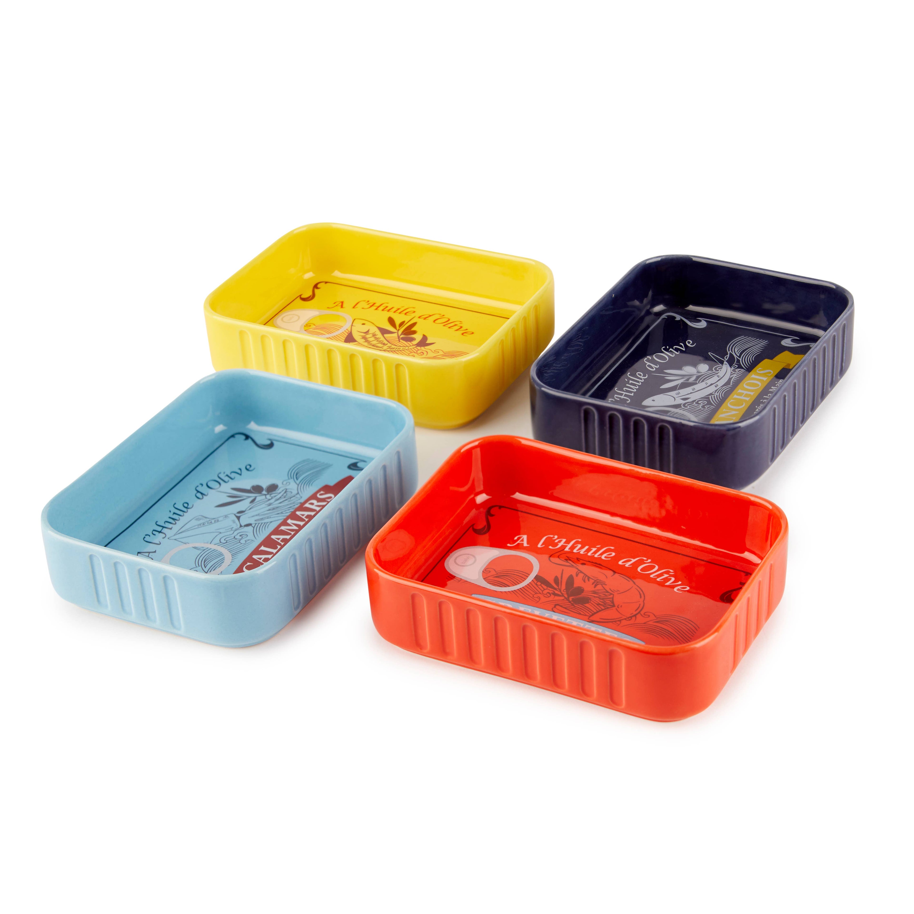Conserverie Snack Dish Set - Set of 4